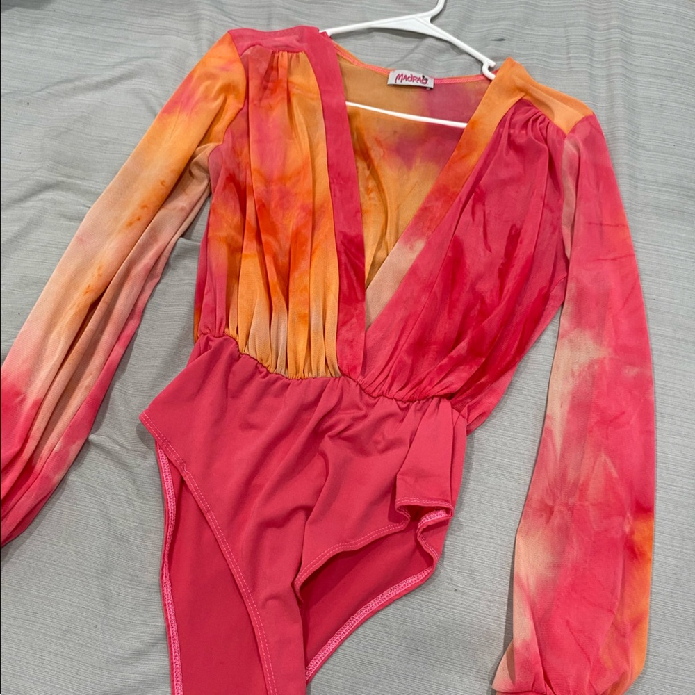 Pink bodysuit